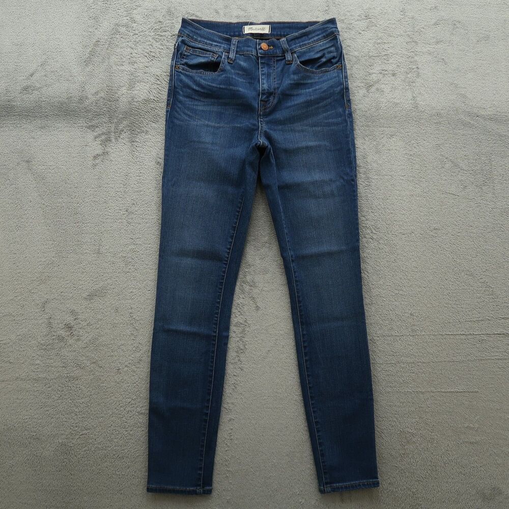 Madewell Jeans Women's Size 26 Blue Mid-Rise Roadtripper Denim Pants 28" Inseam